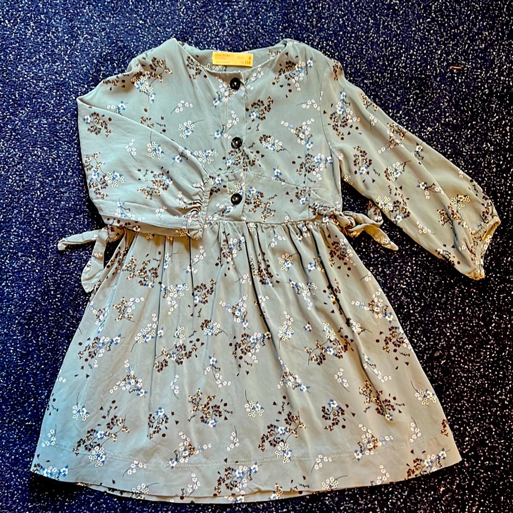 Zara girls 3/4 sleeve dress